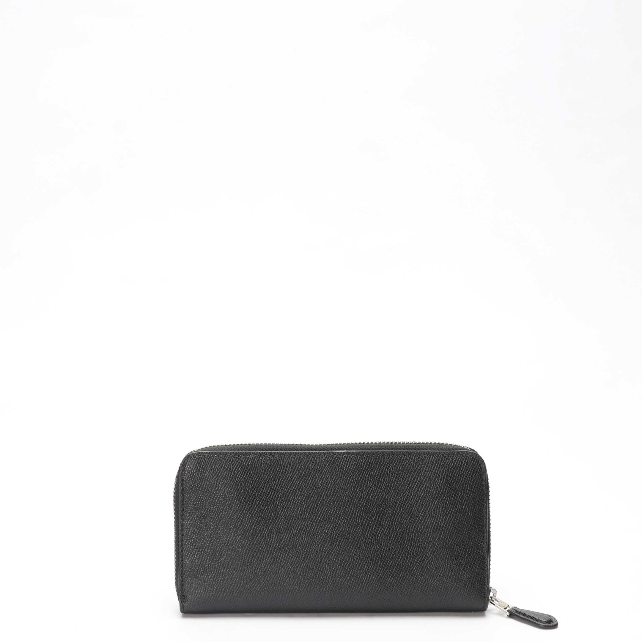 Coach Black Accordian Zip Wallet