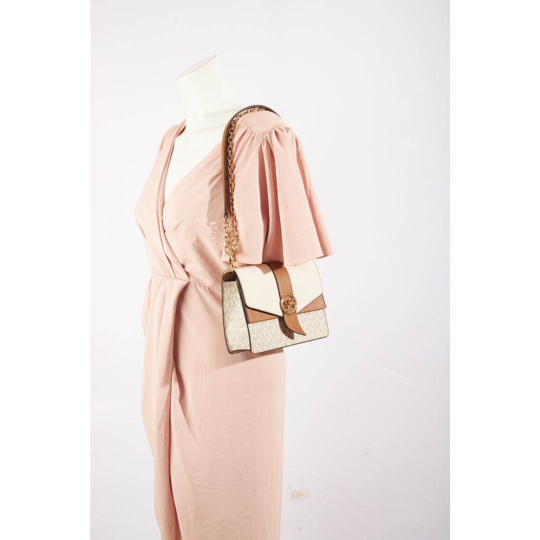 Michael Kors Greenwich Logo Saffiano Leather Crossbody Bag