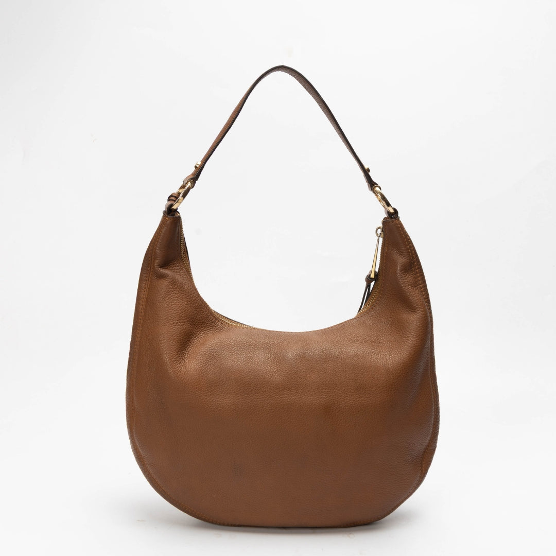 Michael Kors Rhea Brown Hobo Bag
