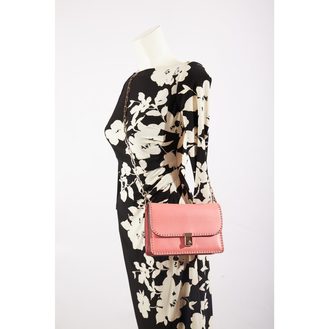 Valentino Garavani Vitello Rockstud Cabana Shoulder Bag
