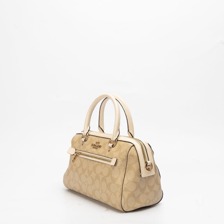 Coach House Check Top Handle Bag