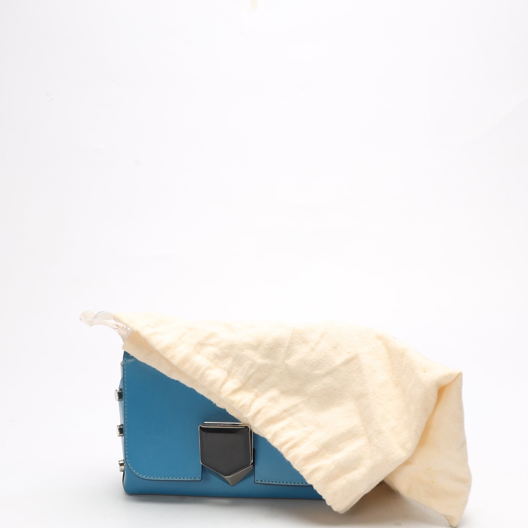 Jimmy Choo Blue Lockett Crossbody Bag