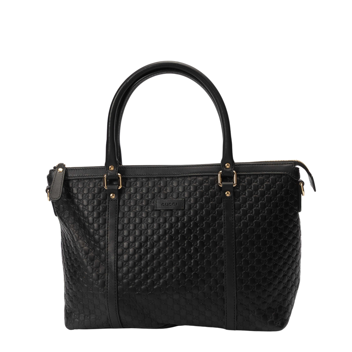 Gucci Black Microguccissima Satchel