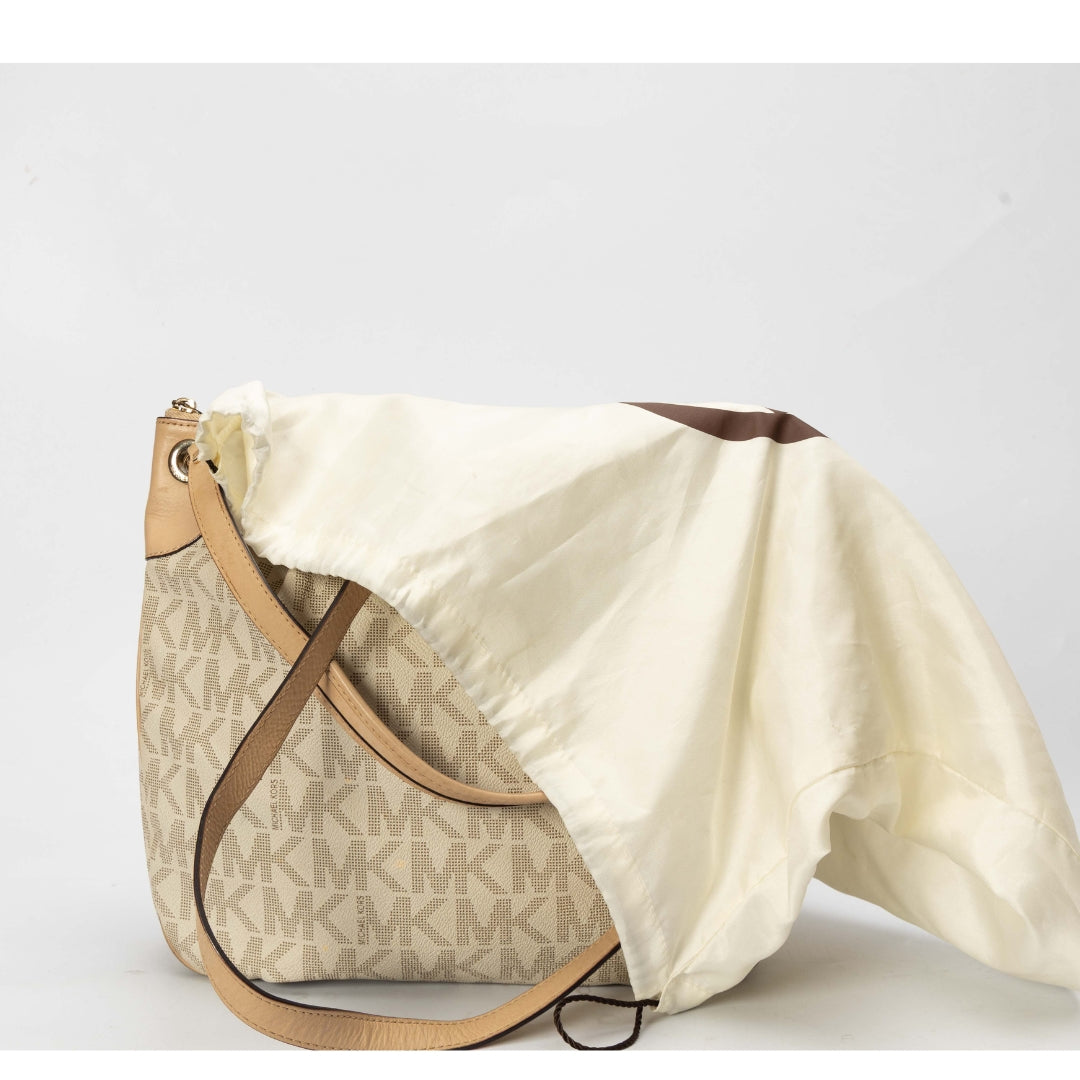 Michael Kors Off White Convertible Shoulder Bag