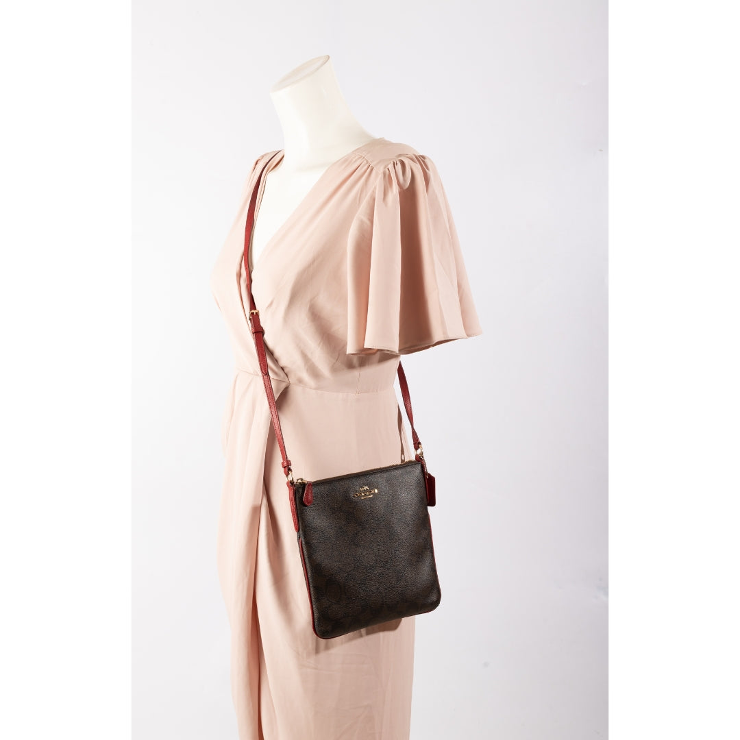 Coach Brown Rowan Sling Bag
