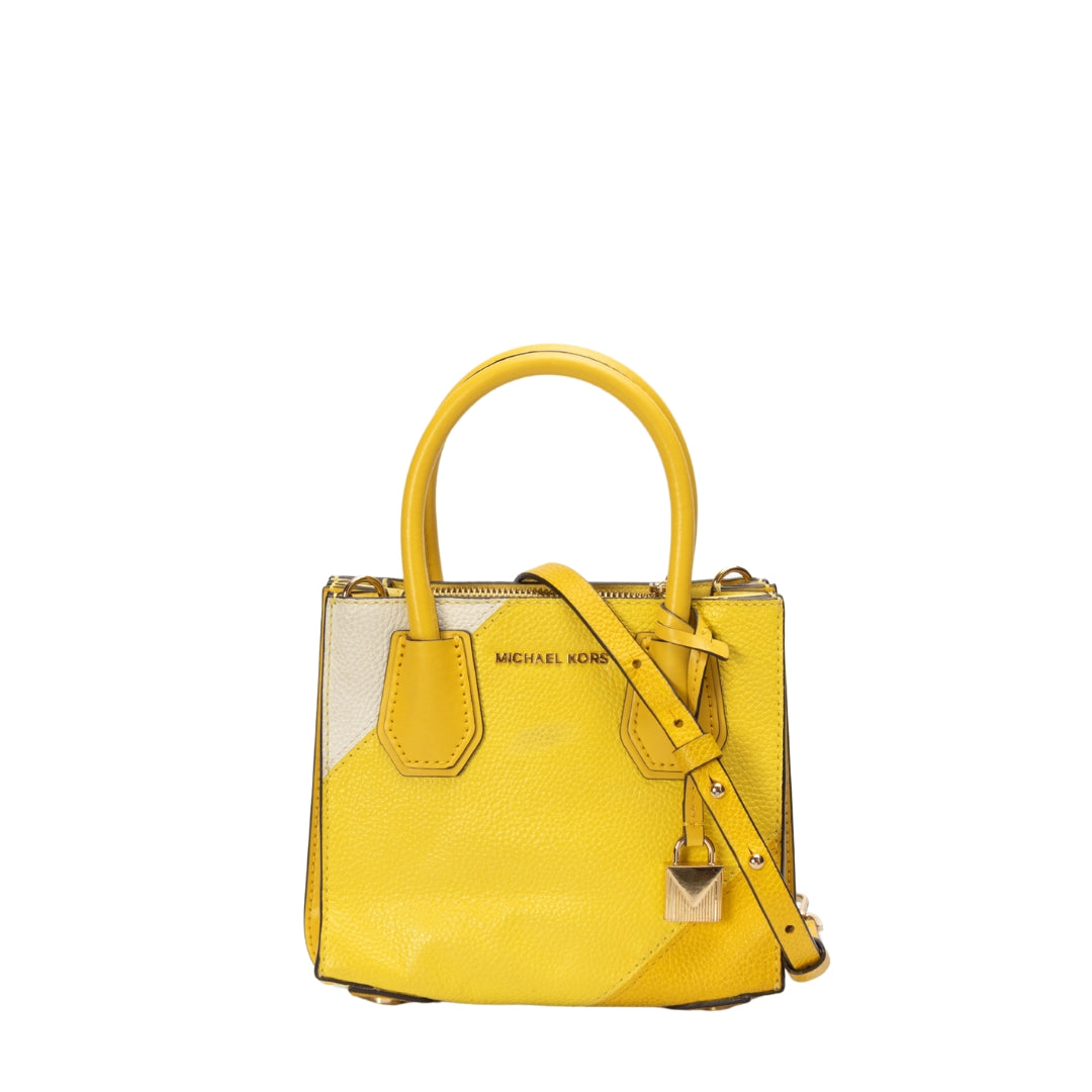 Michael Kors Mercer Tri-Color Accordion Crossbody Bag