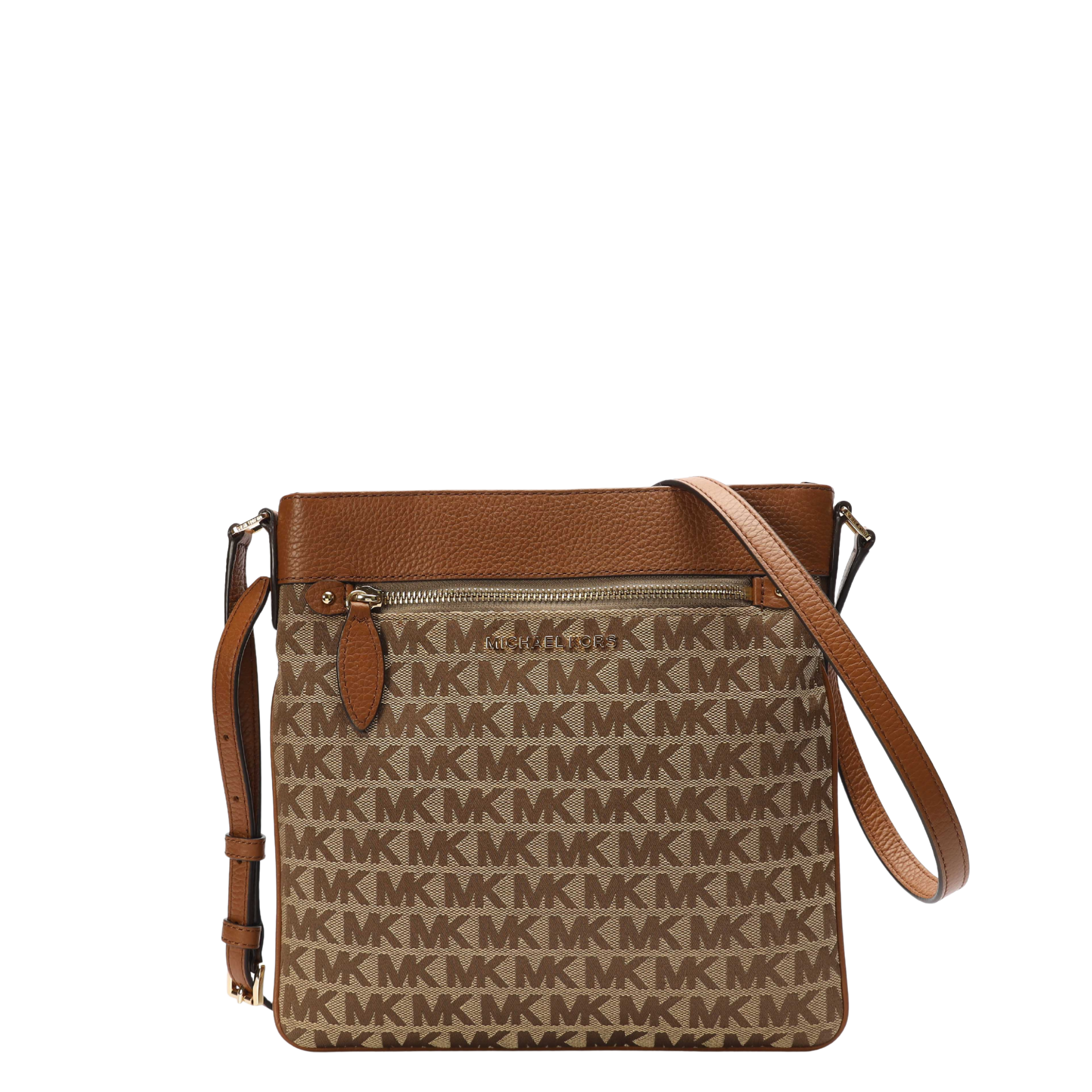 Michael Kors Connie Bag Tan Brown Crossbody Bag