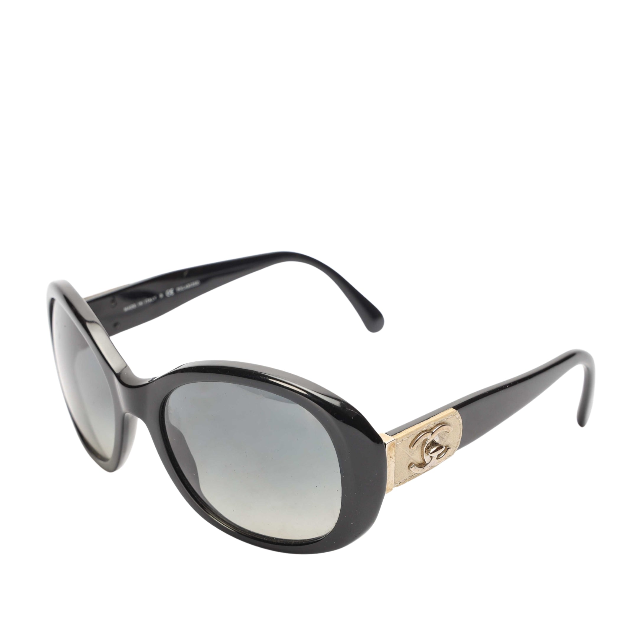 Chanel Tweed Black Sunglasses