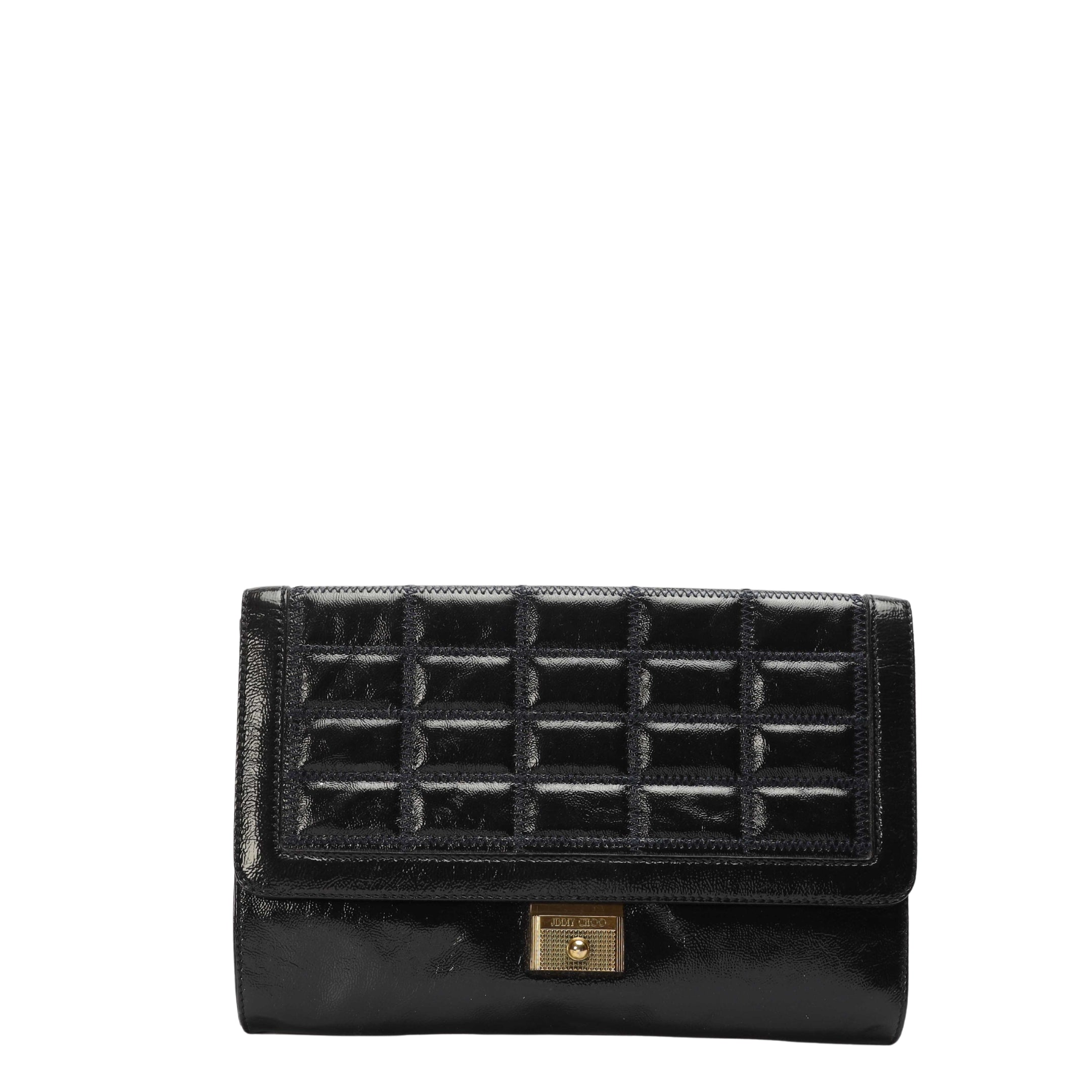 Jimmy Choo Black Cassie Clutch