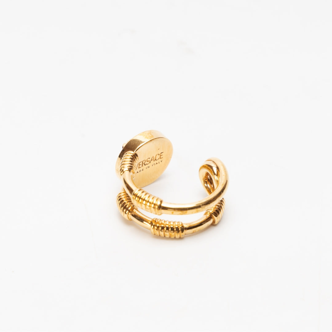 Versace Safety Pin Ring