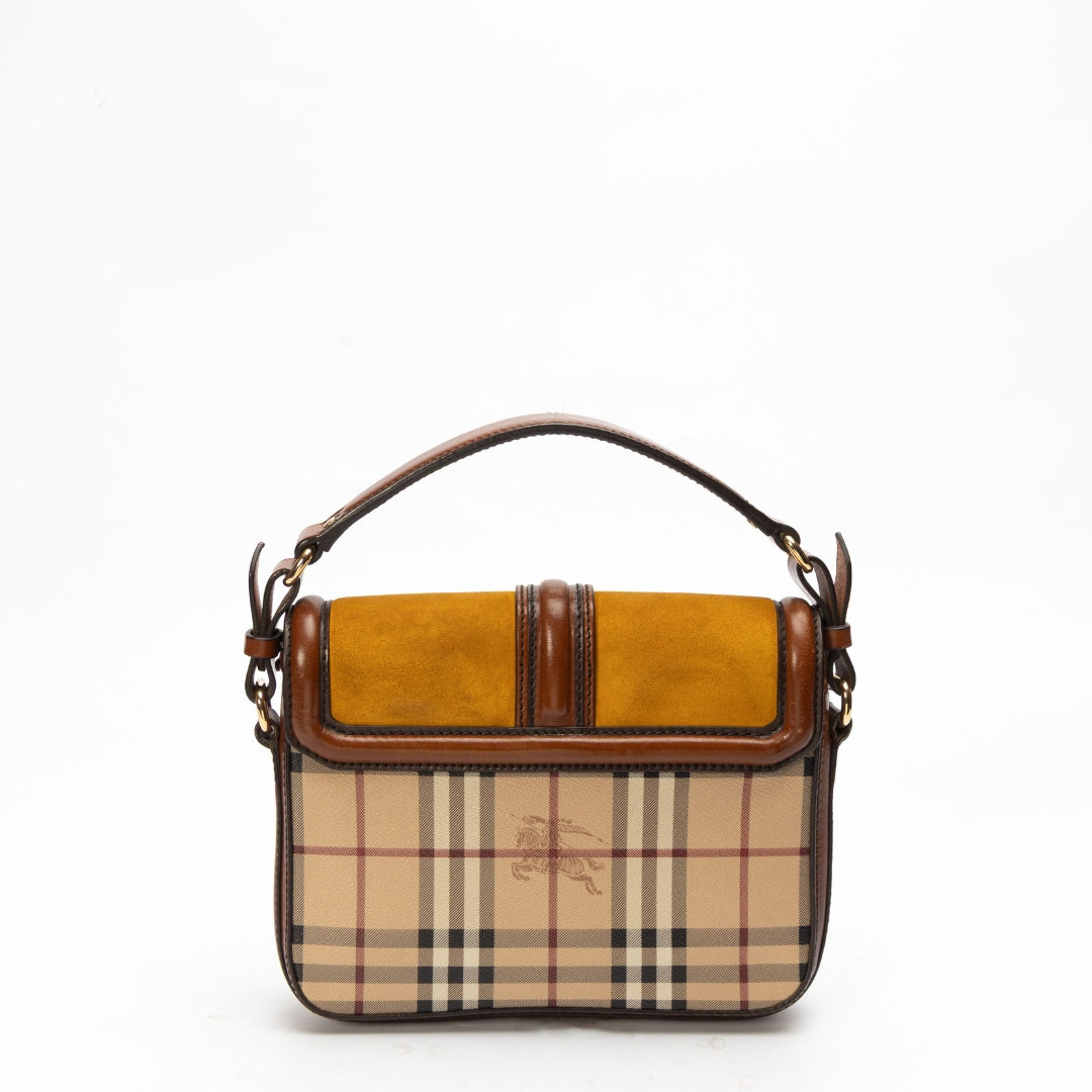 Burberry Haymarket Check Brickfield Crossbody Bag