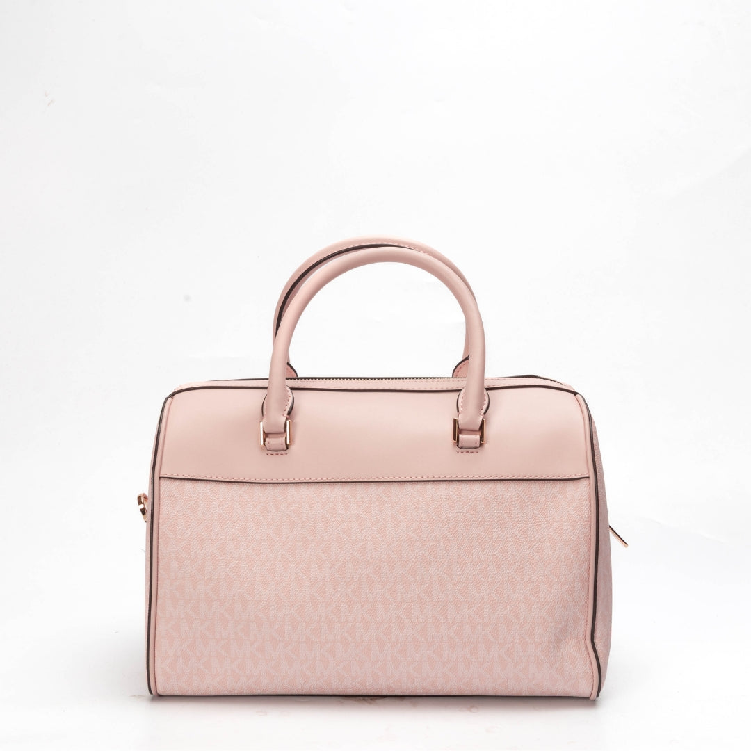 Michael Kors Pink Duffel Logo Crossbody Bag
