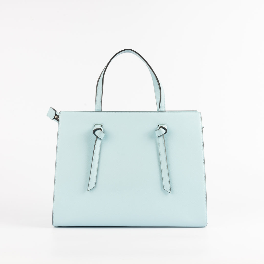 Karl Lagerfeld Blue Leather Tote