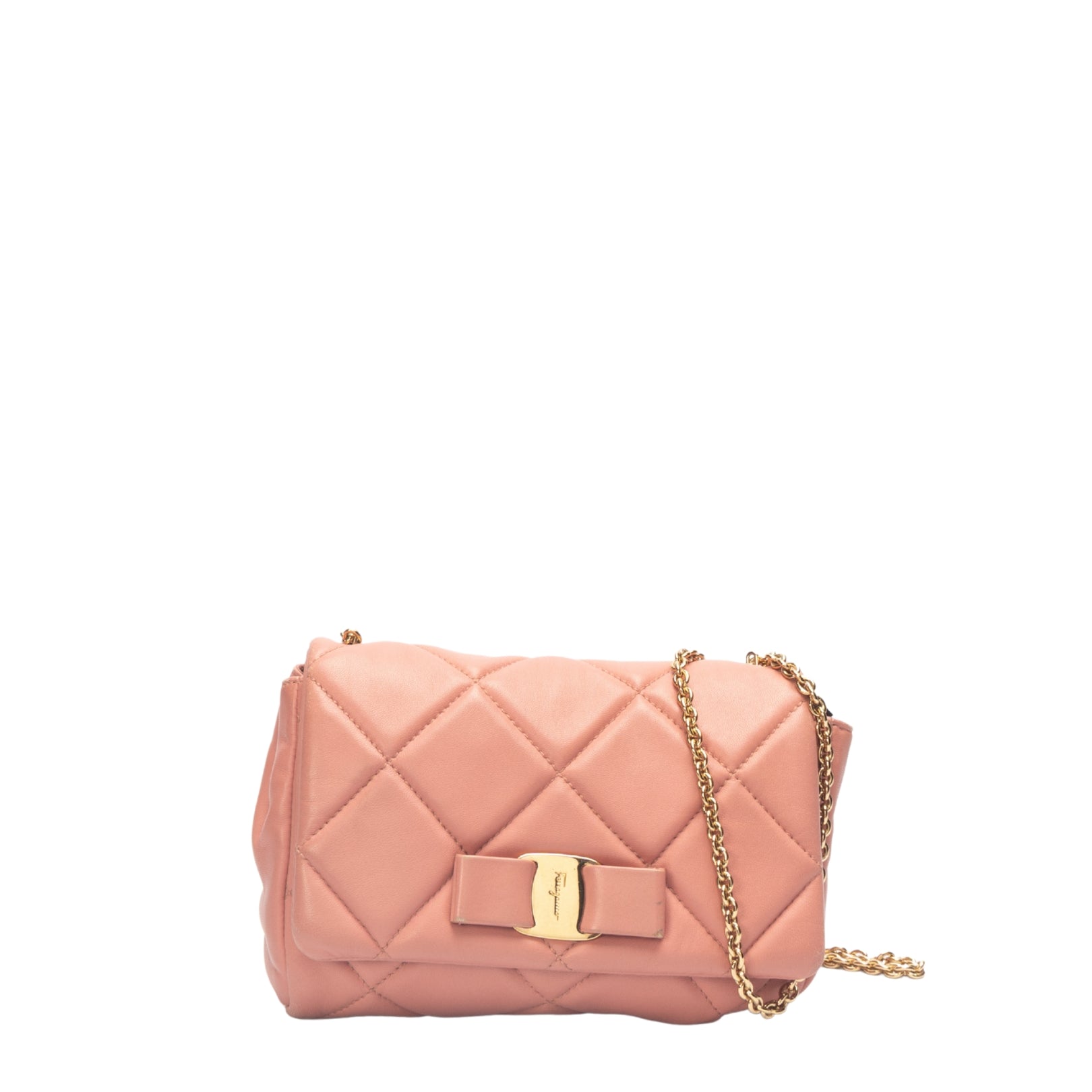 Salvatore Ferragamo Vara Pink Crossbody Bag