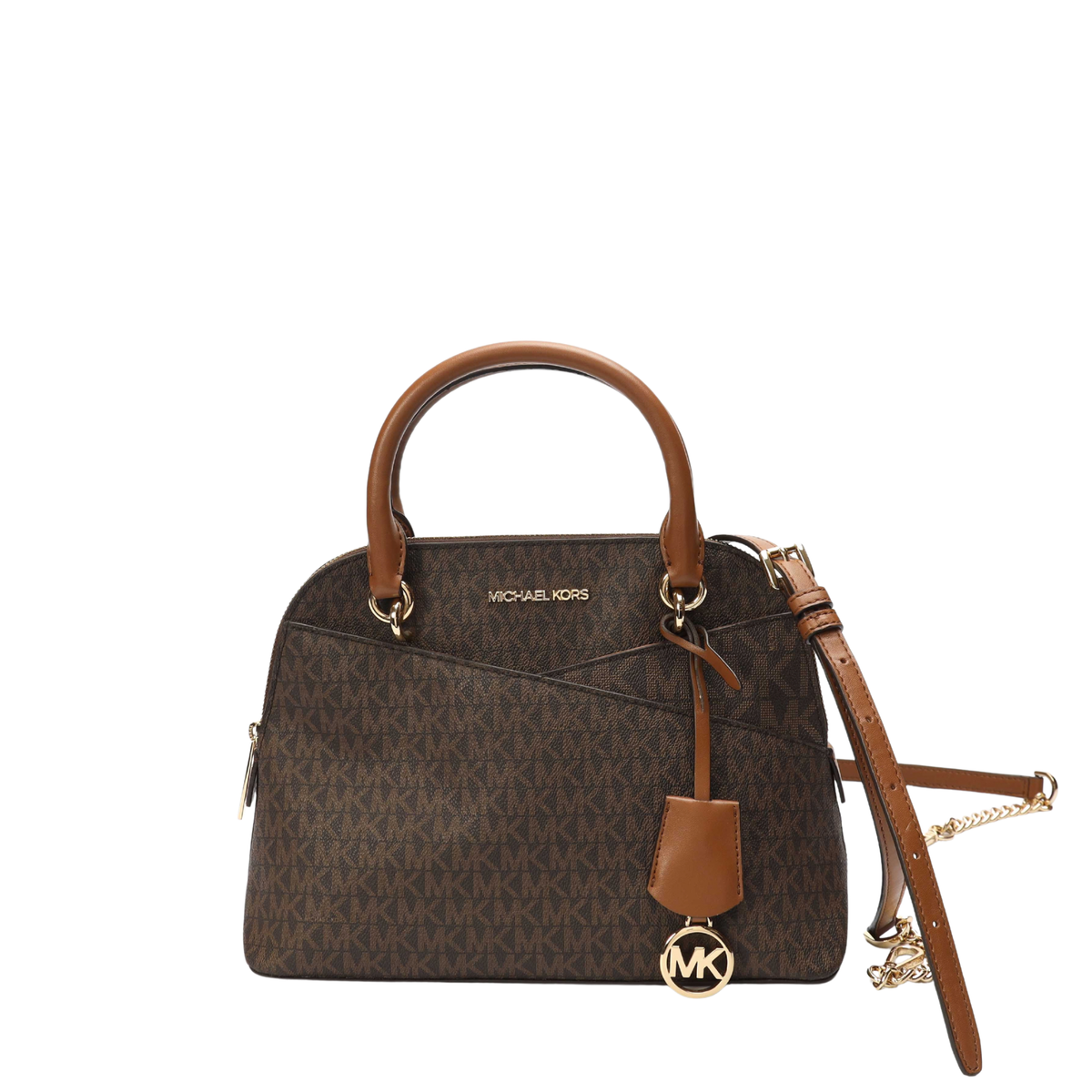Michael Kors Jet Set Logo Dome Satchel