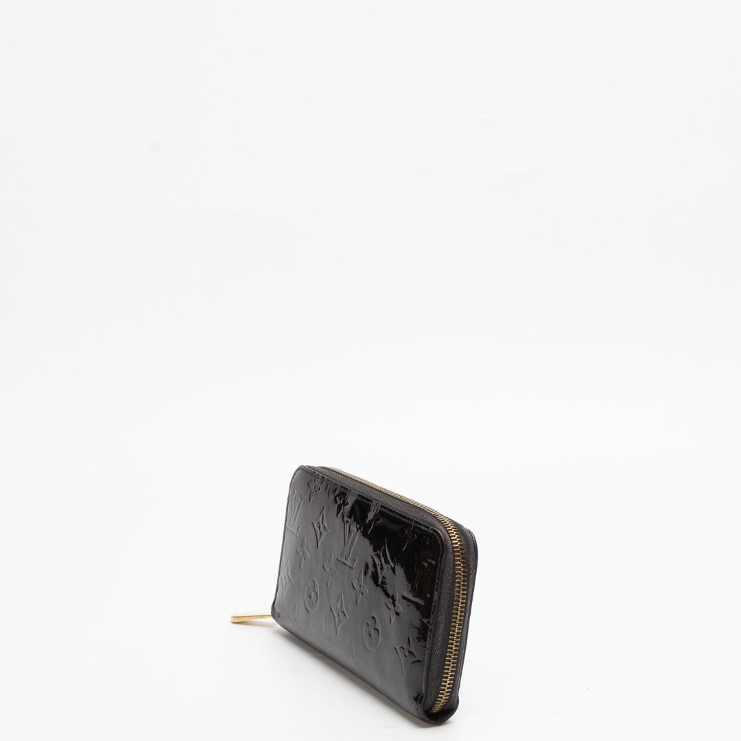Louis Vuitton Burgundy Monogram Vernis Zippy Wallet