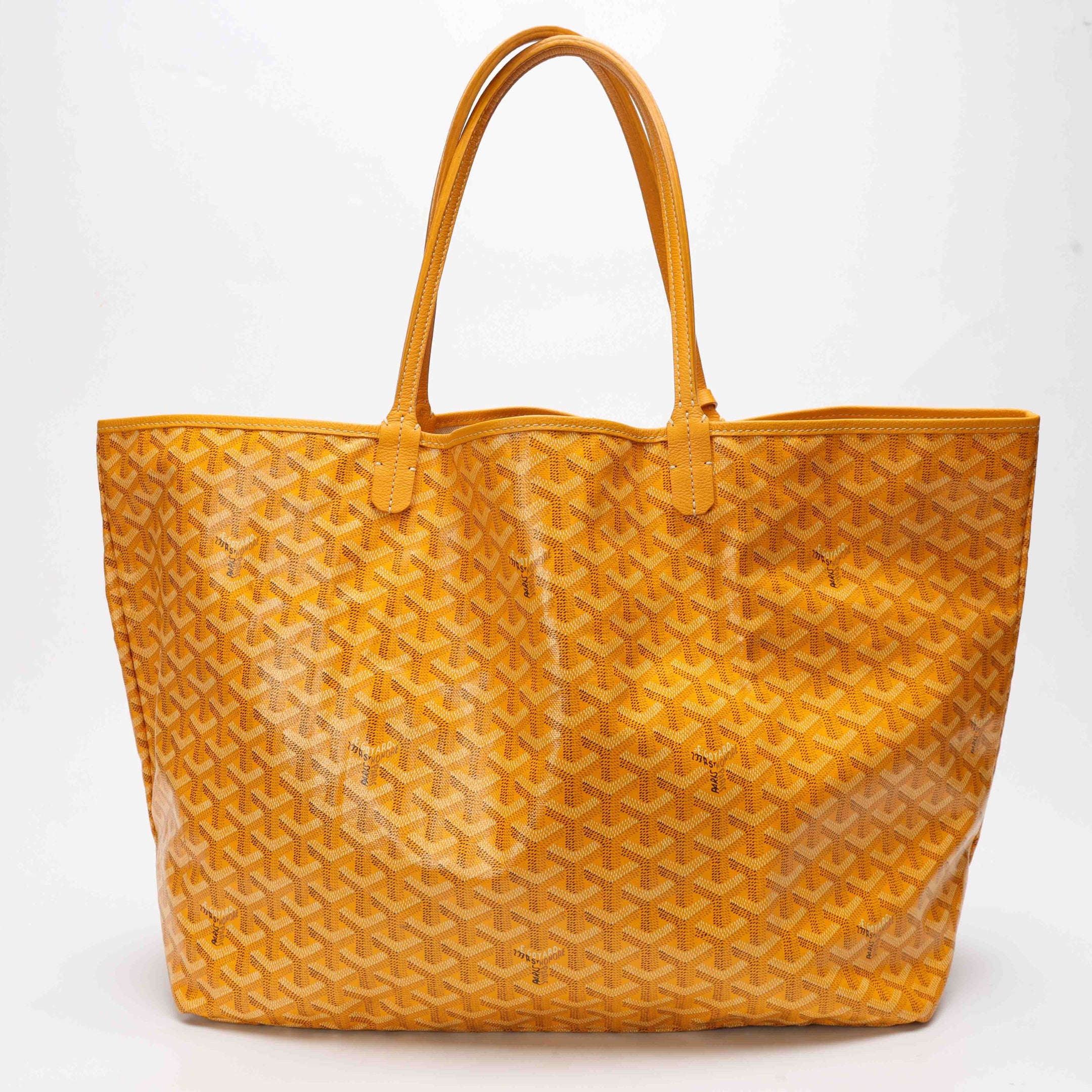 Goyard Yellow Goyardine Saint Louis GM Tote