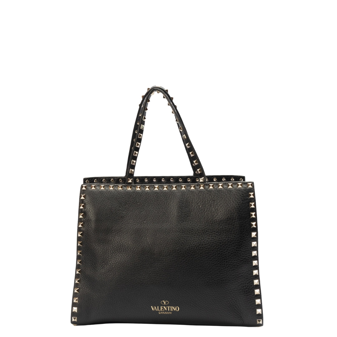 Valentino Garavani Rockstud Black Tote Bag