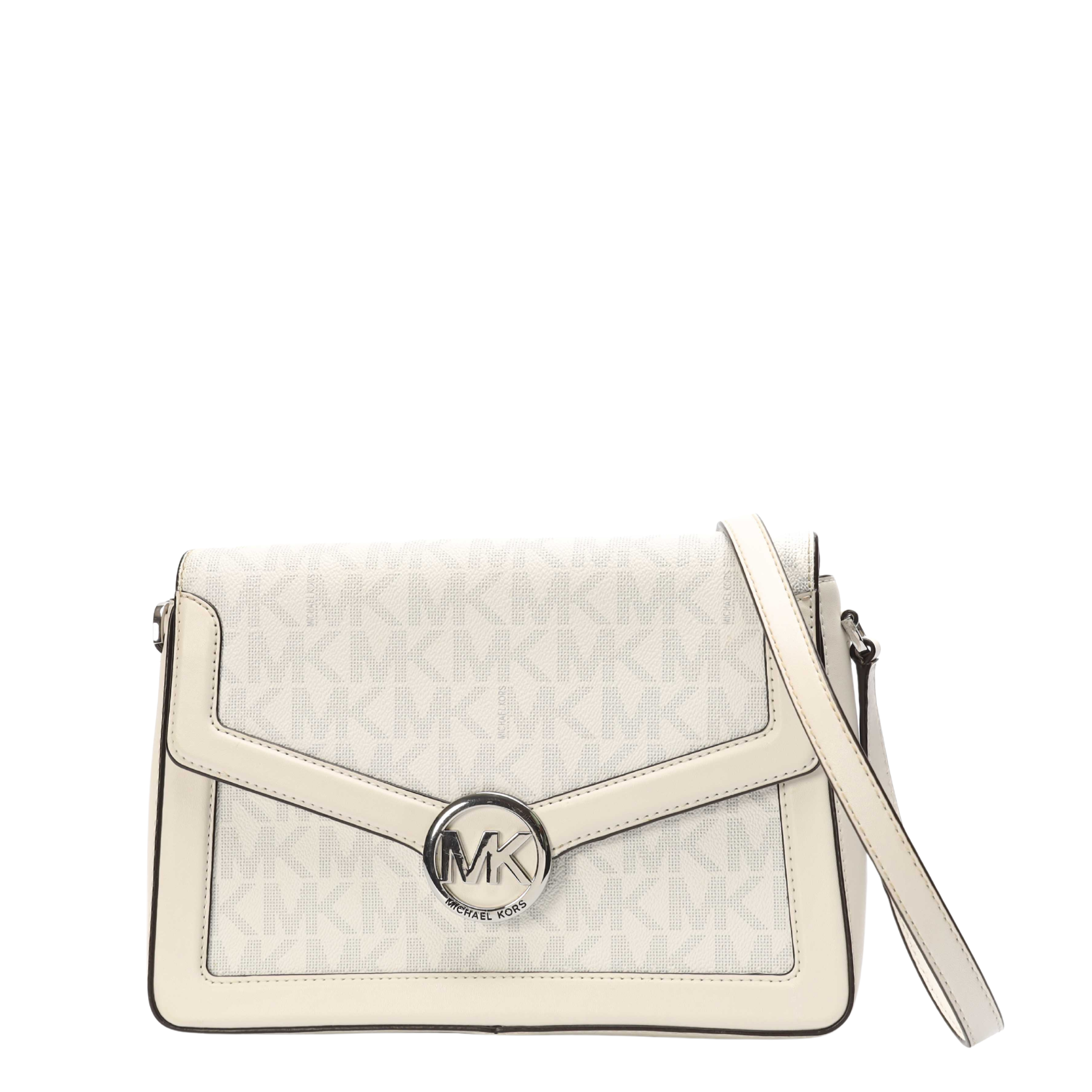 Michael Kors Jessie White Crossbody Bag