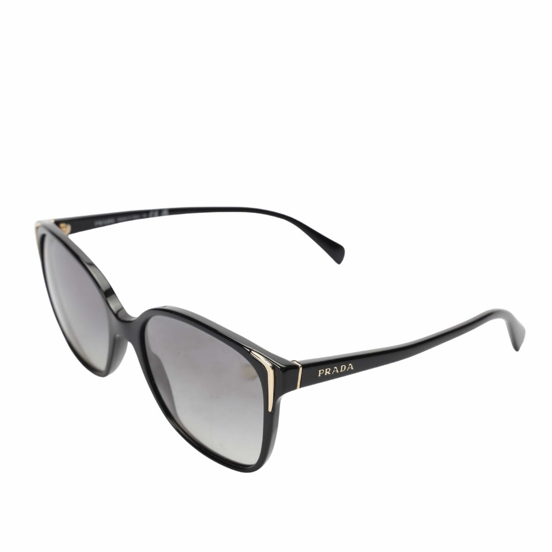 Prada Black Gradient Square Sunglasses