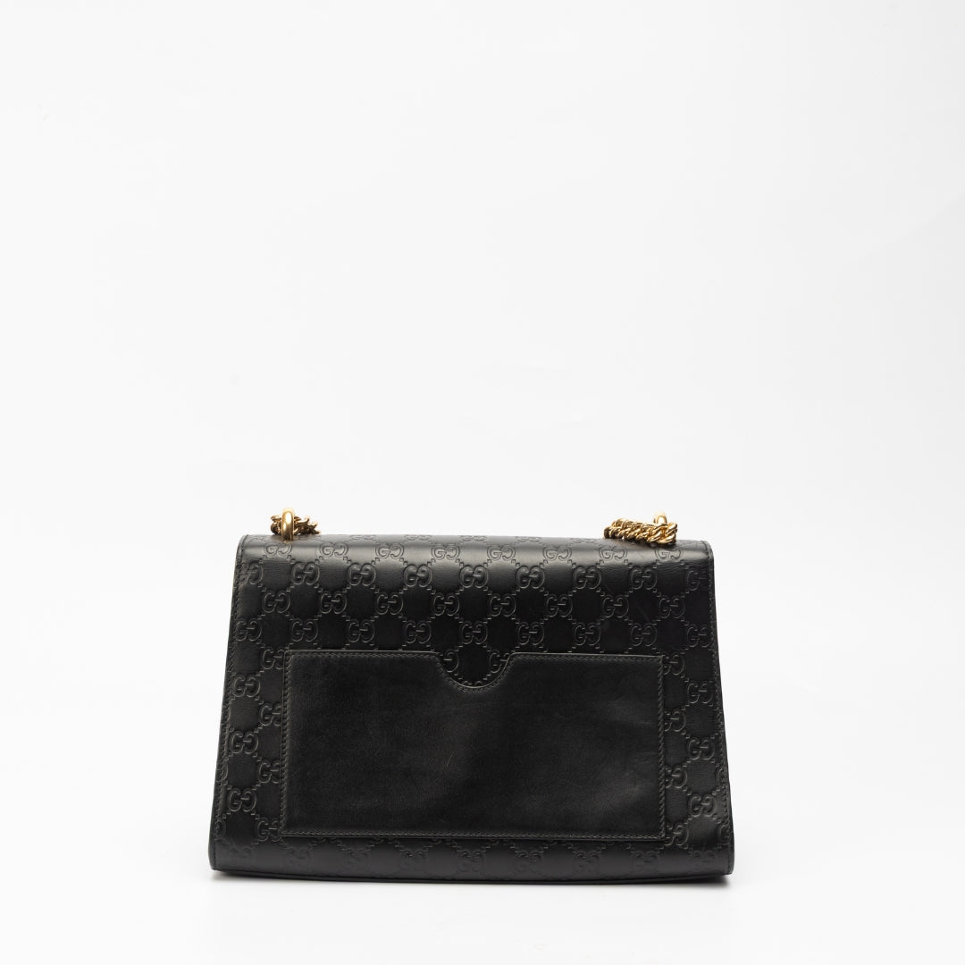 Gucci Guccissima Emily Padlock Shoulder Bag
