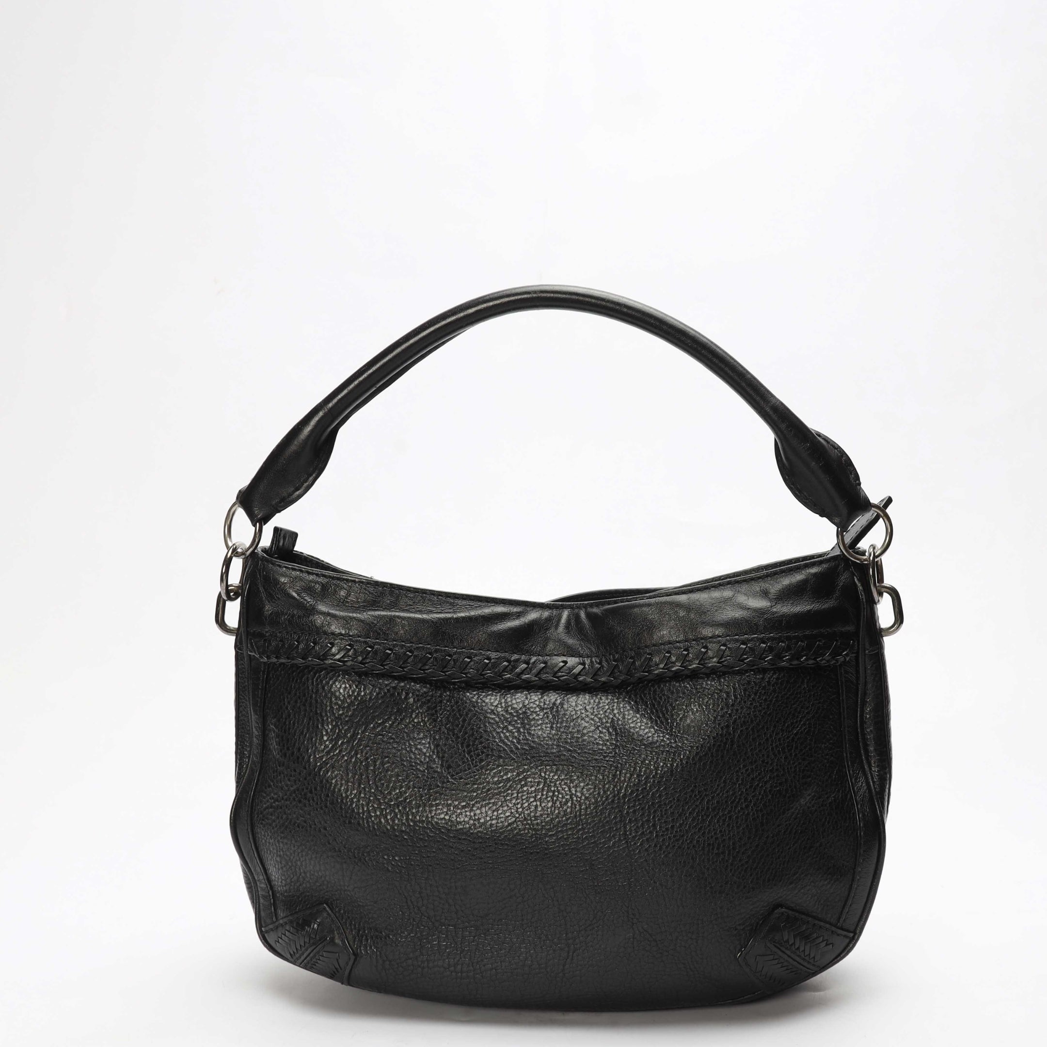 Burberry Black Bridle Top Handle Crossbody Bag