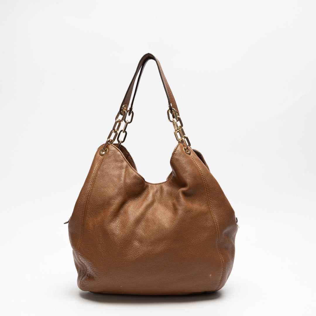 Michael Kors Brown Fulton Hobo Bag