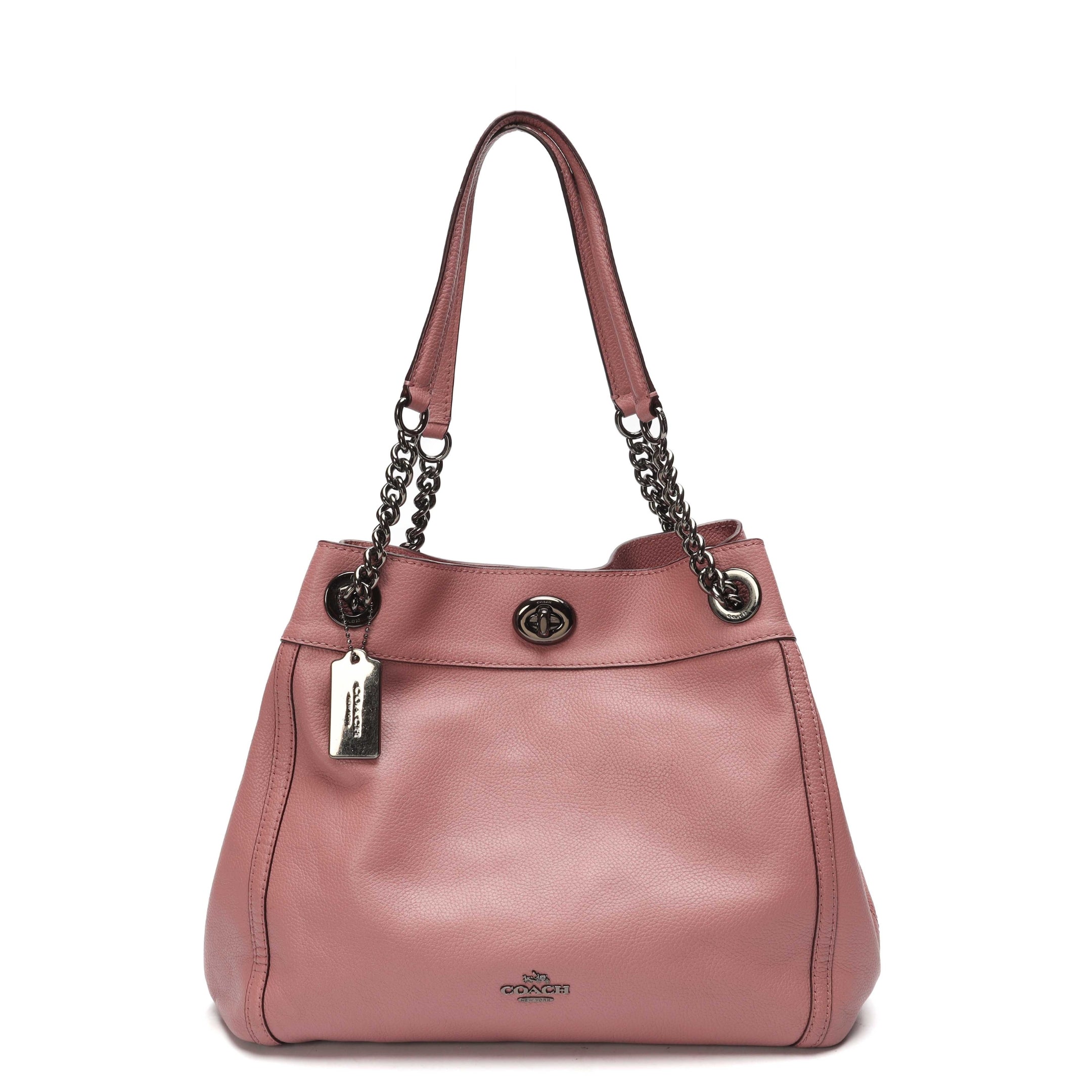 Coach Pink Edie Shoulder Bag