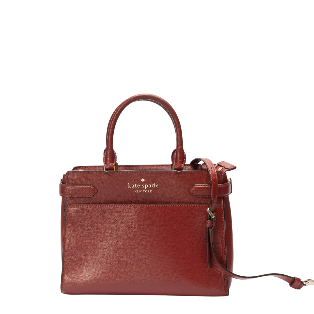 Kate Spade Staci Maroon Medium Satchel