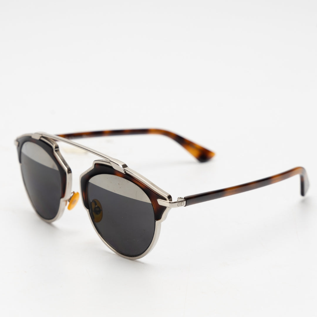 Dior Tortoise Frame So Real Round Sunglasses