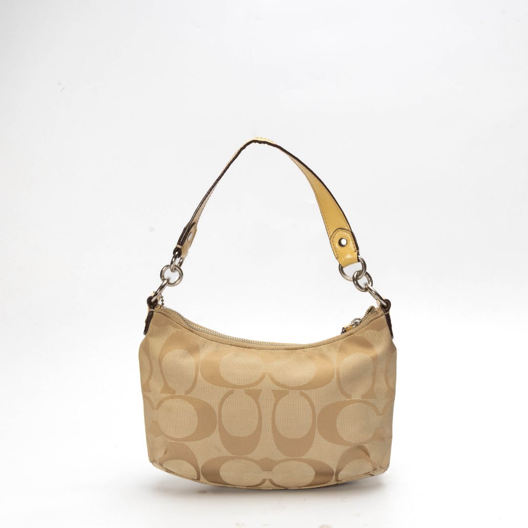 Coach Vintage Stripe Tan Convertible Bag