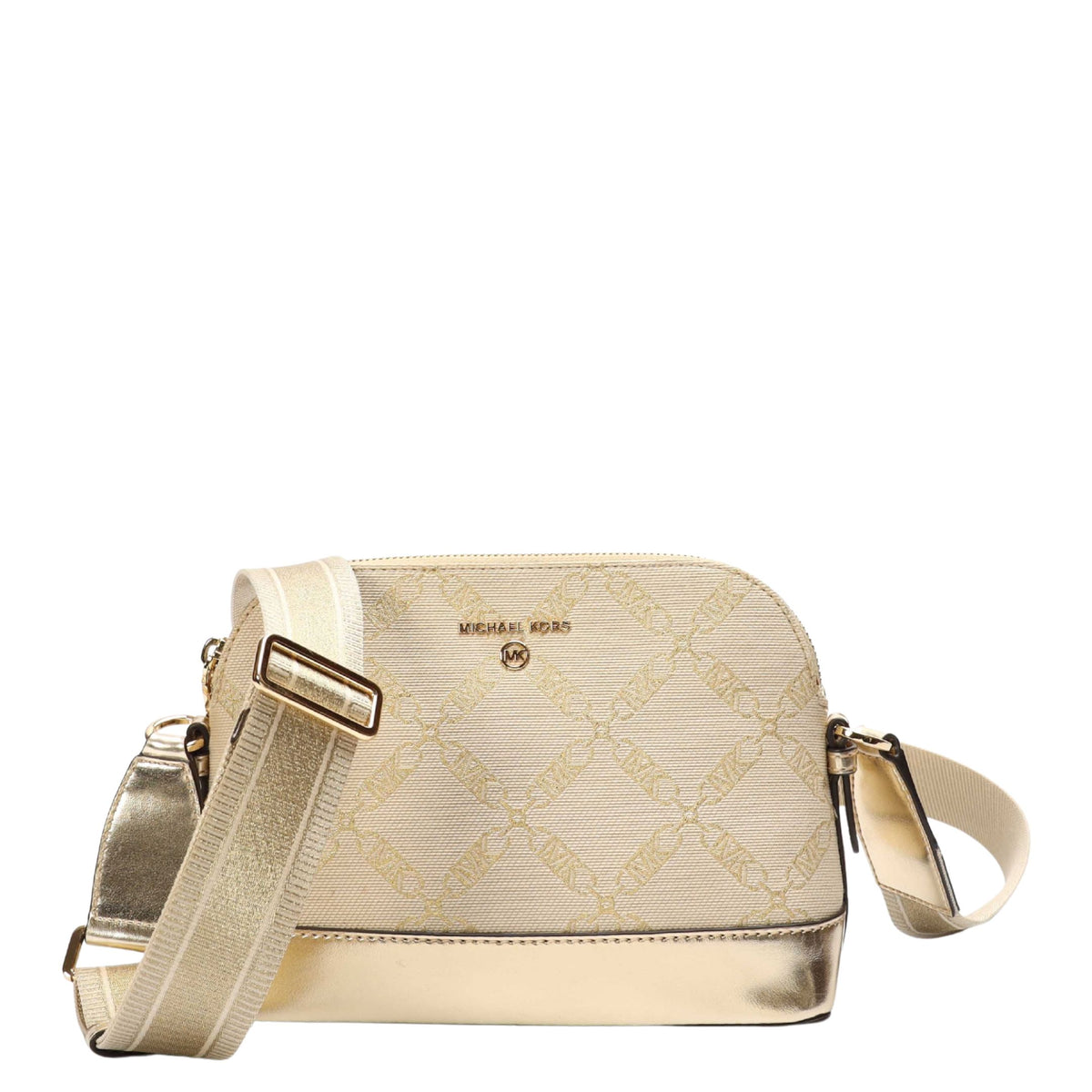 Michael Kors Jet Set Metallic Empire Crossbody Bag