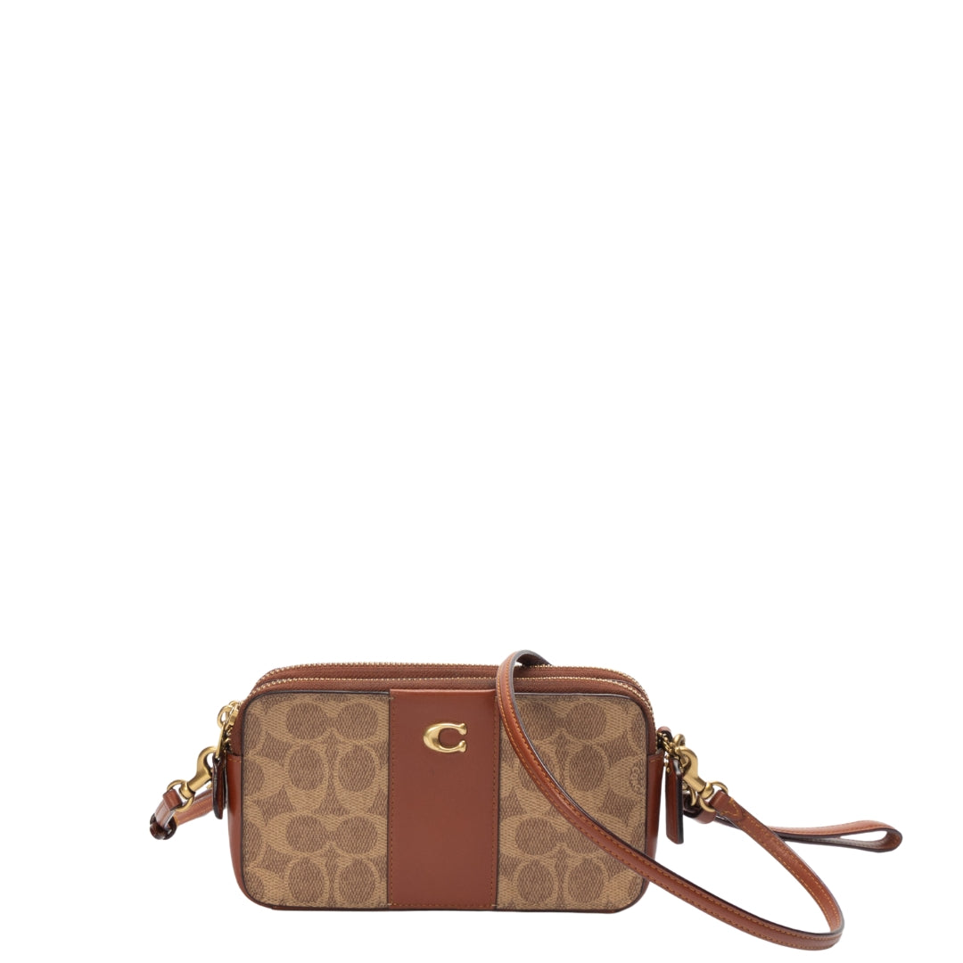 Coach Kira Crossbody In Colorblock Signature Canvas
