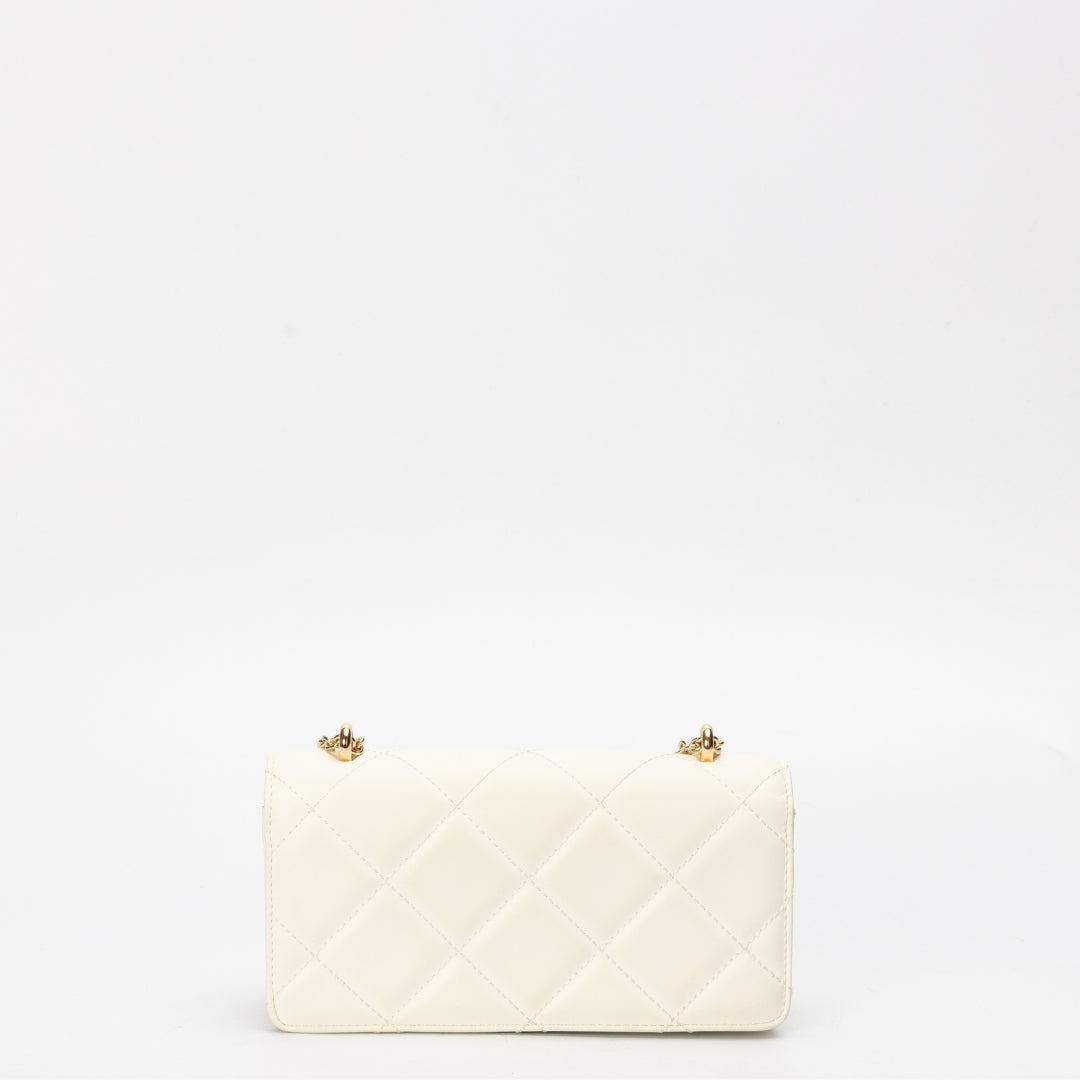 Charles & Keith Paffuto Chain Handle Quilted Shoulder Bag