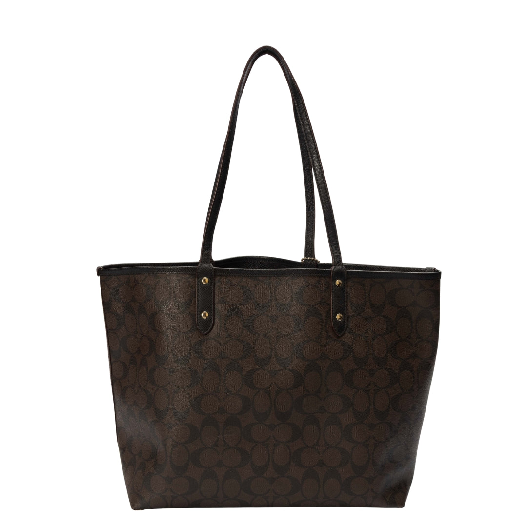 Coach Signature Canvas Medium City Tote