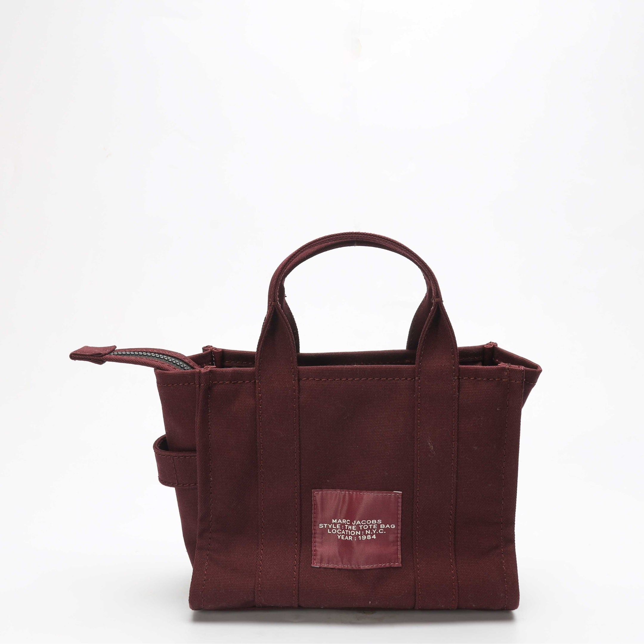 Marc Jacobs Maroon The Canvas Tote