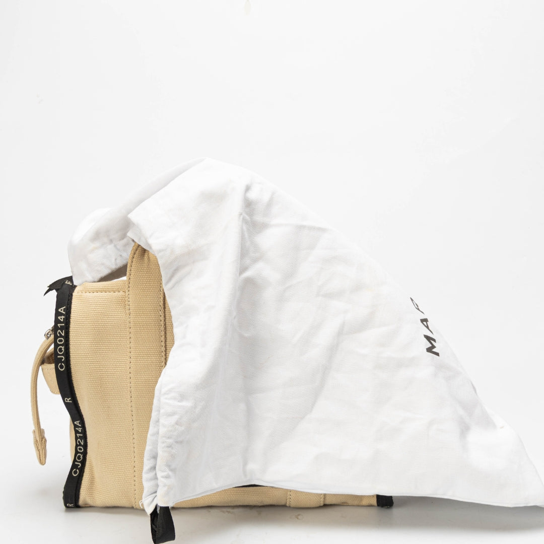 Marc Jacobs Beige The Jacquard Logo Tote