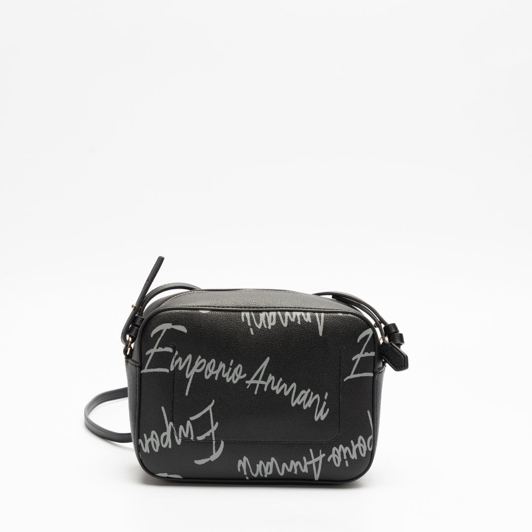 Emporio Armani Lily Logo Print Crossbody Bag