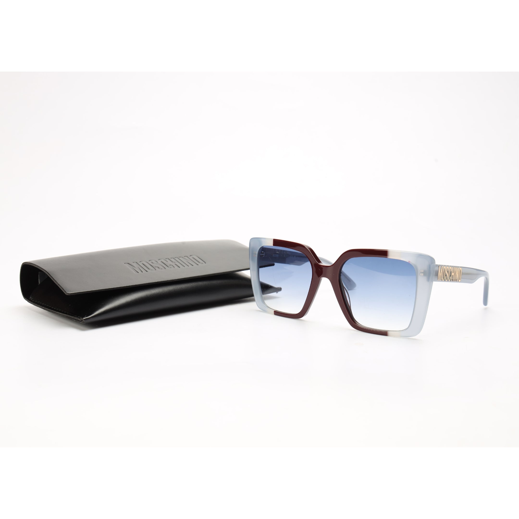 Moschino Dual Colour Full-Rim Square Sunglasses