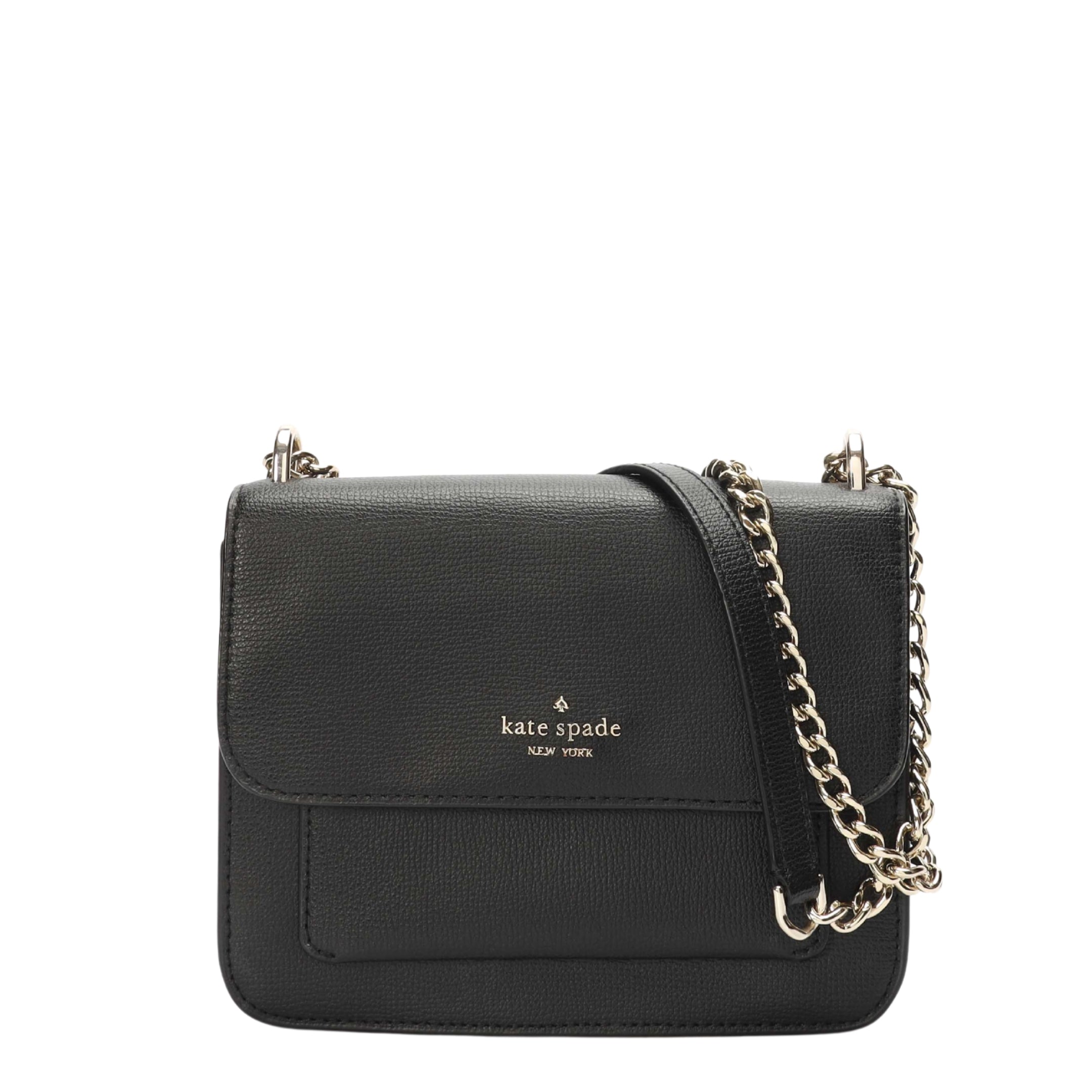 Kate Spade Black Flap Chain Crossbody Bag
