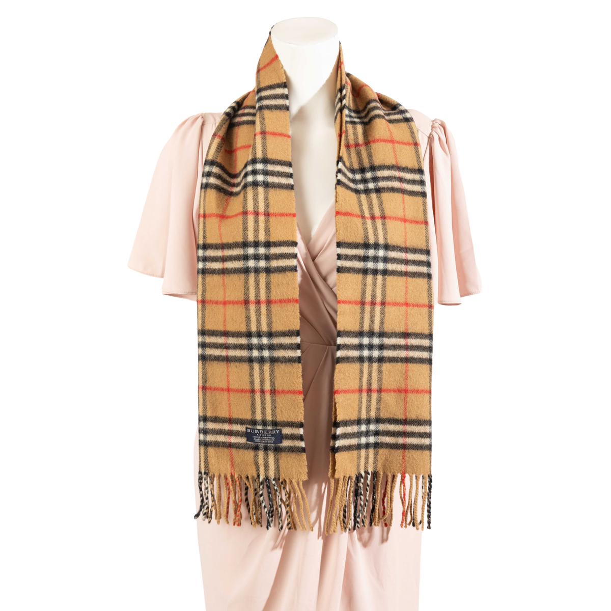 Burberry Check Cashmere Scarf