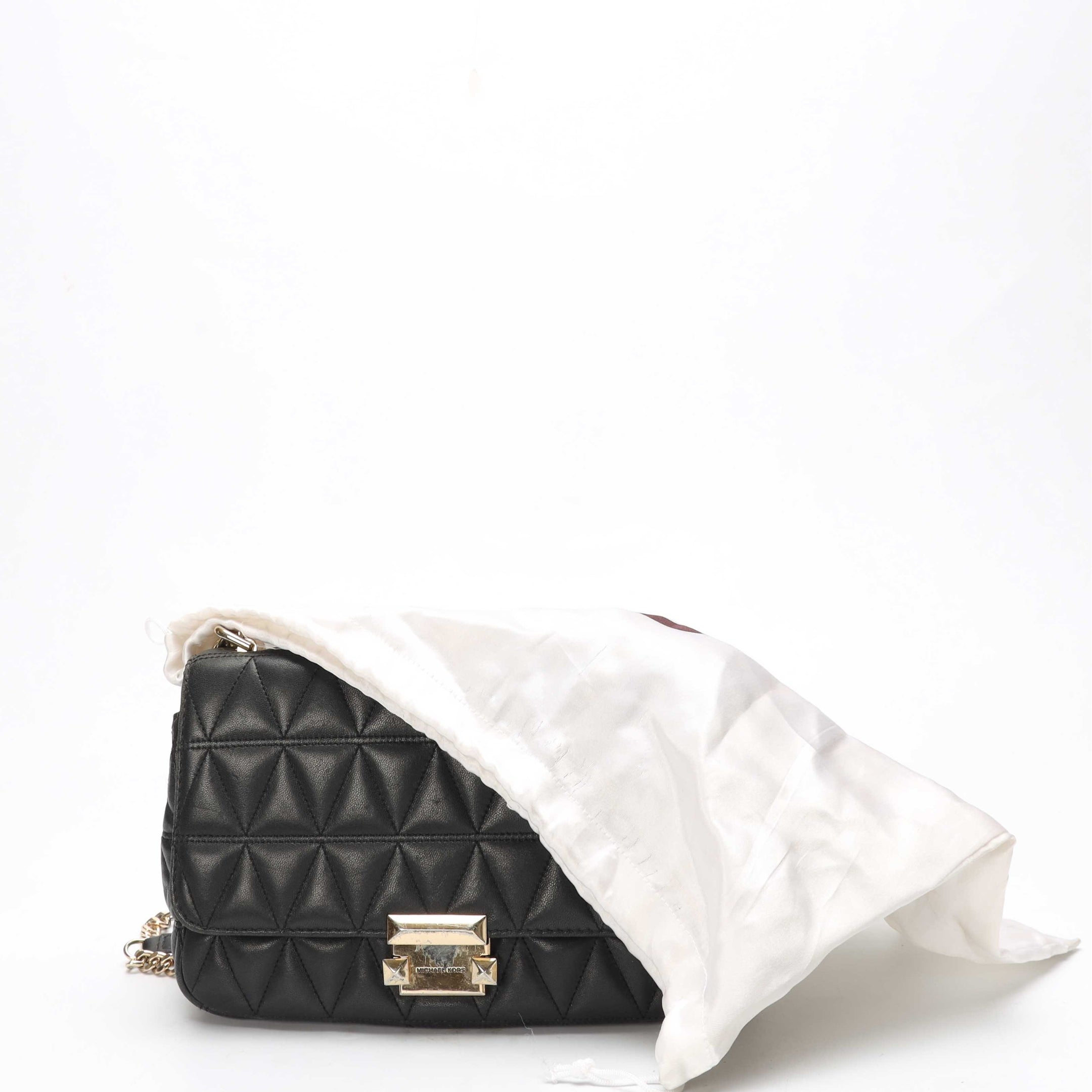Michael Kors Black Quilted Sling