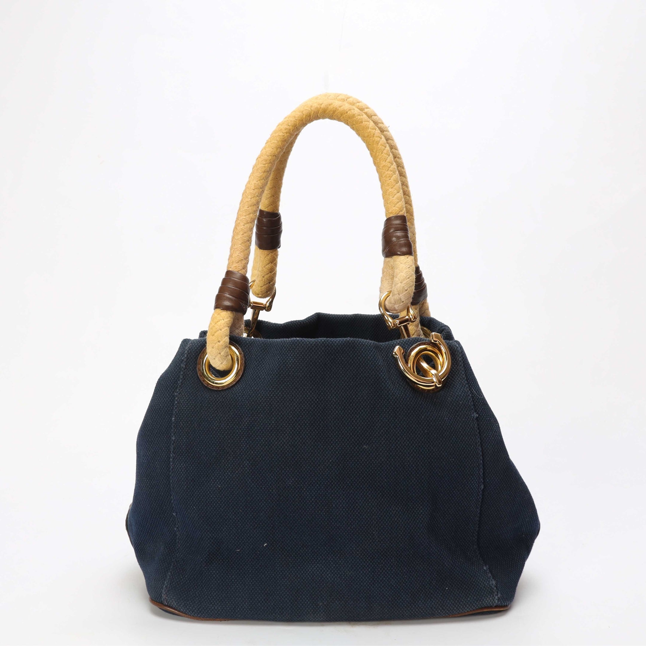Michael Kors Navy Blue Marina Anchor Grab Tote