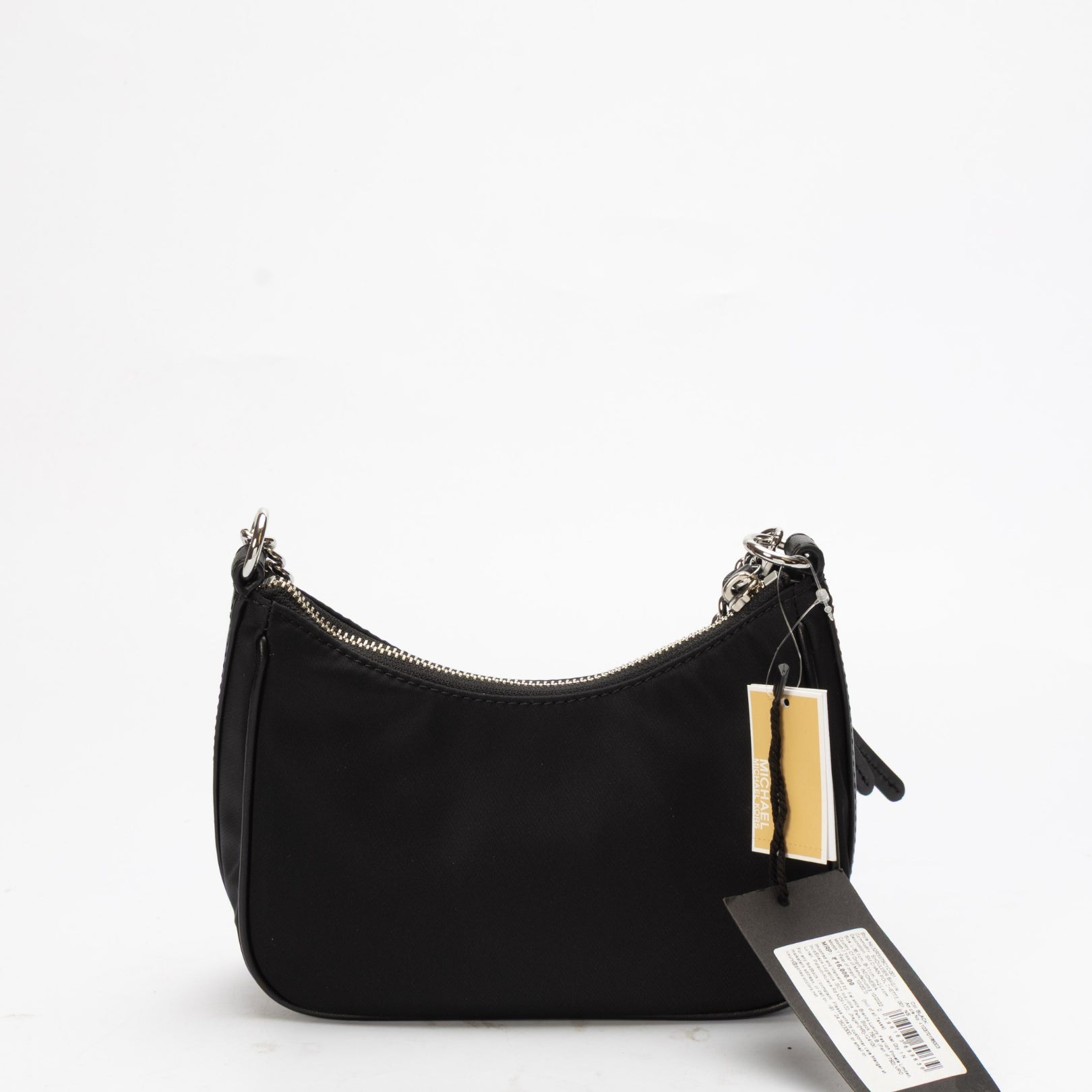 Michael Kors Black Jet Set Gabardine Shoulder Bag