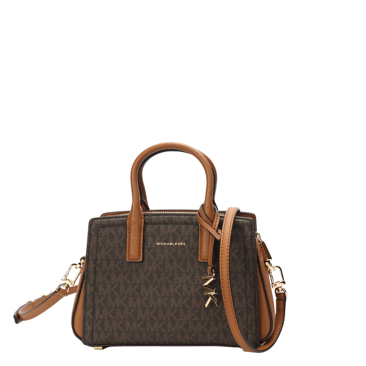 Michael Kors Laila Brown Convertible Satchel