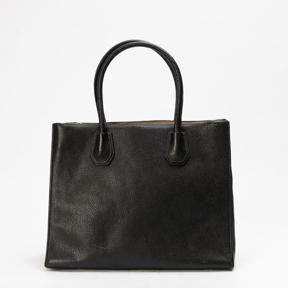 Michael Kors Black Mercer Grommeted Tote