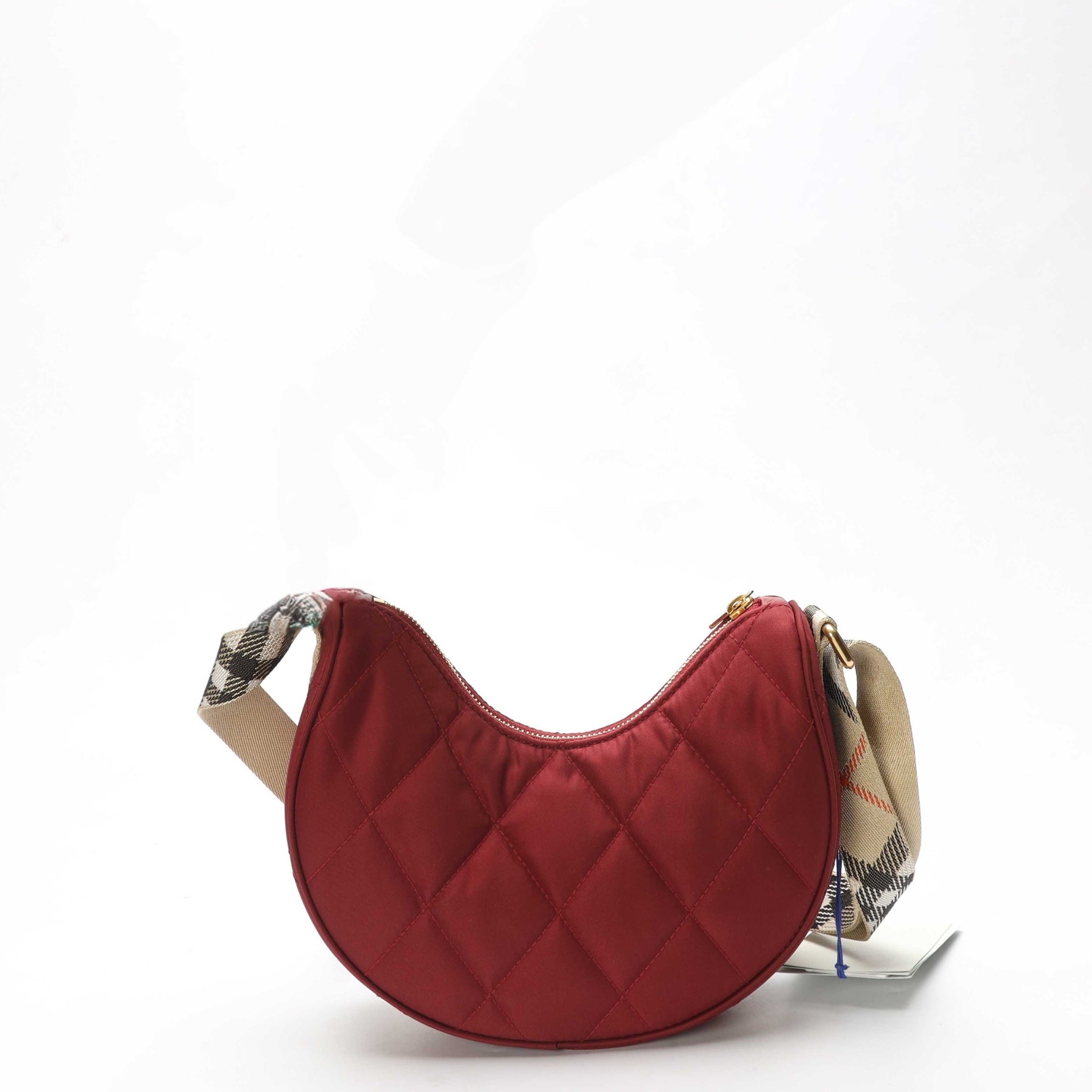 Burberry Red Horseshoe Crossbody Bag