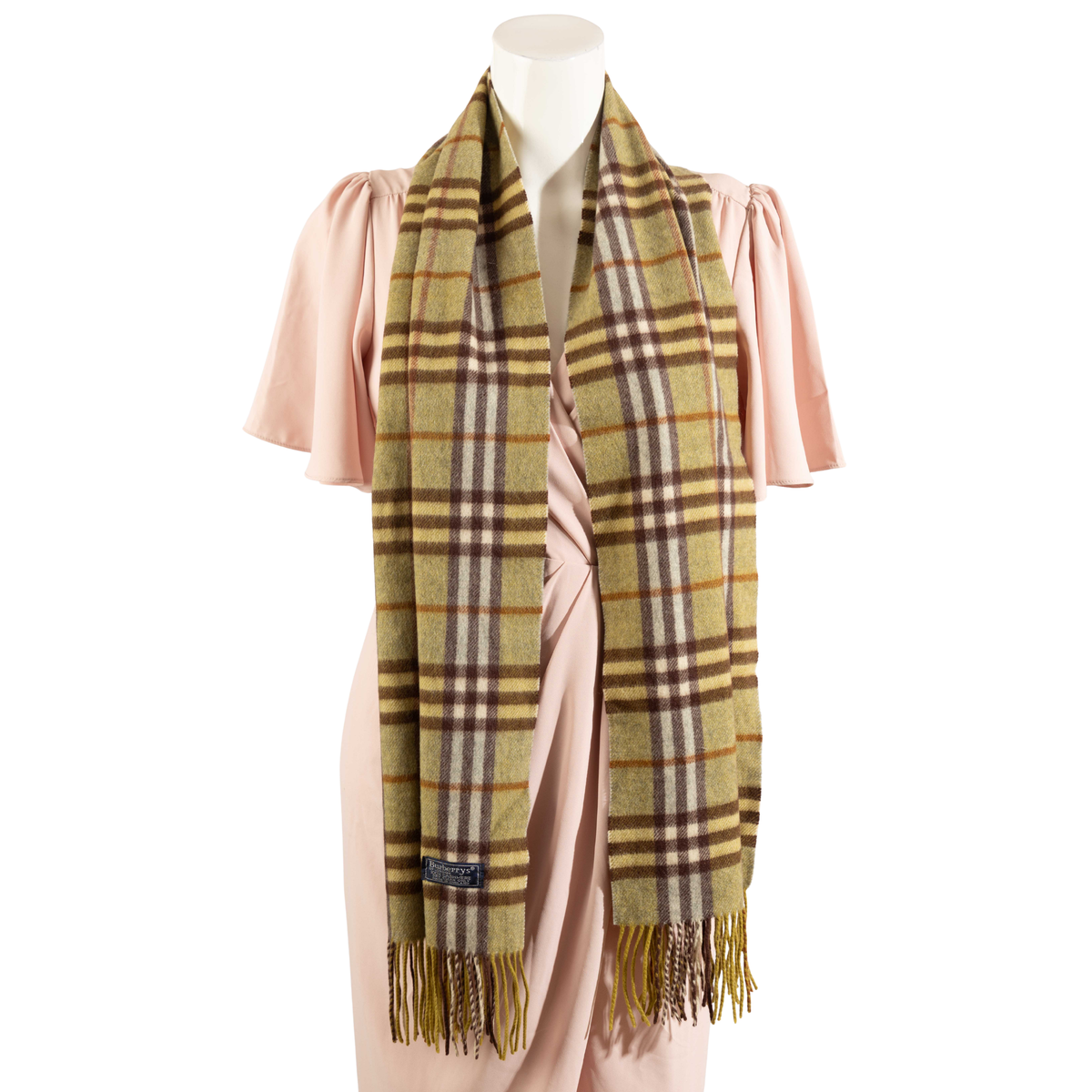 Burberry Check Cashmere Scarf