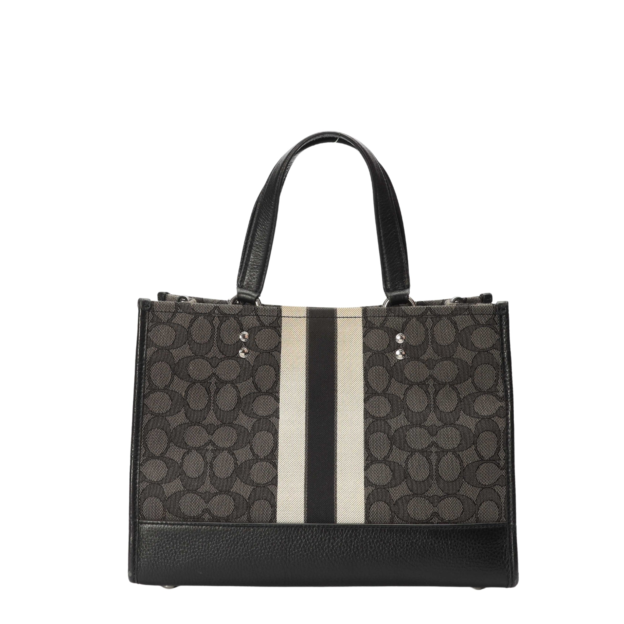 Coach Dempsey Black Carryall Satchel