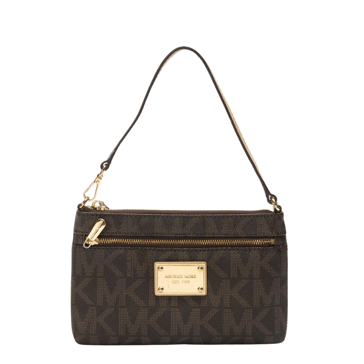 Michael Kors Jet Set Brown Wristlet